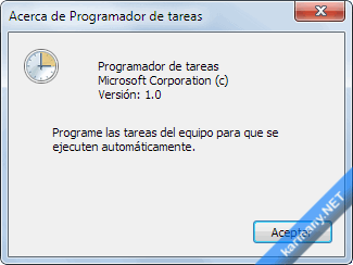 Programador de tareas de Windows