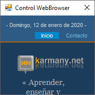 Control WebBrowser